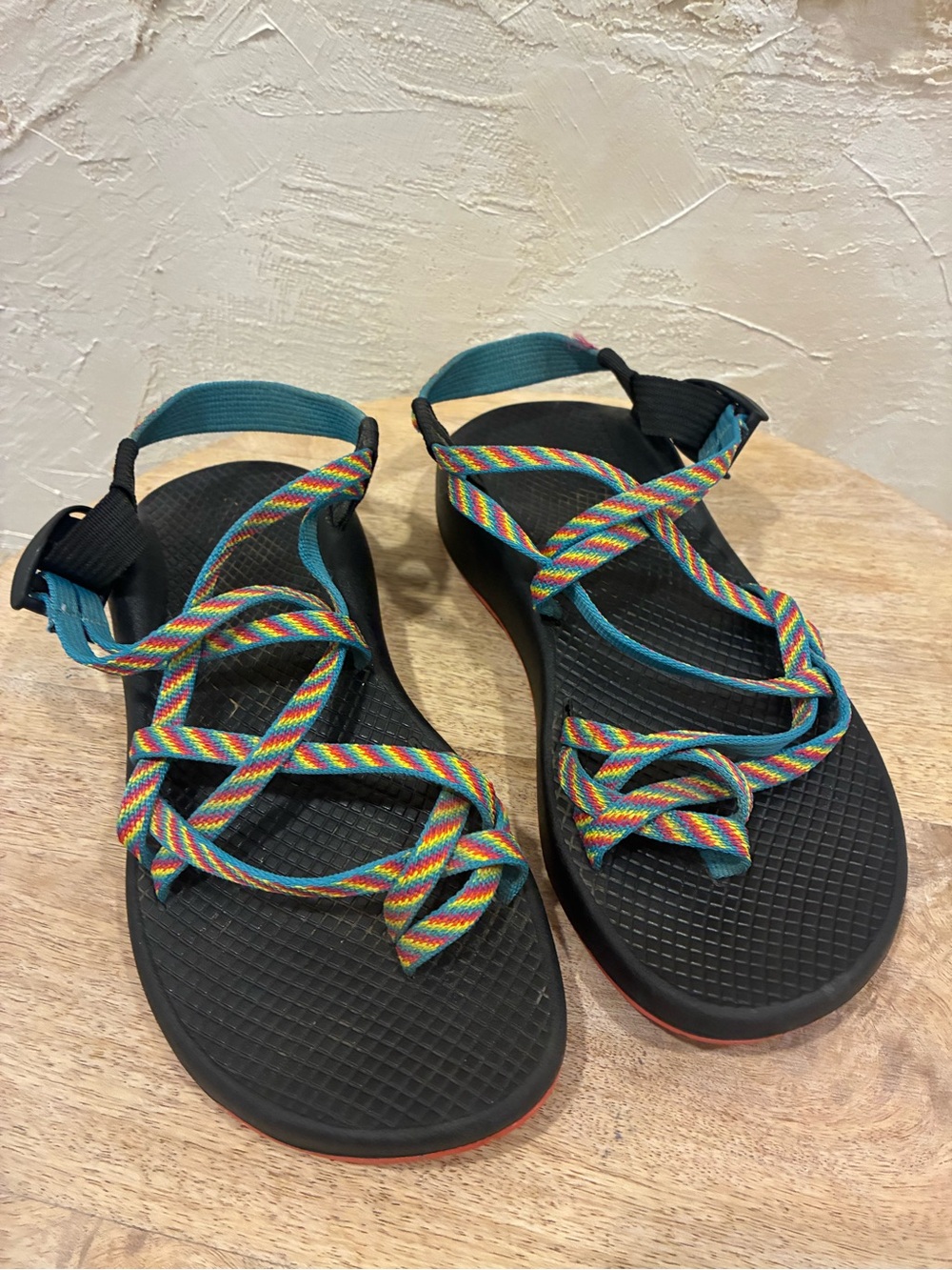 Chaco Women’s Sandals ZX/2 Fiesta Rainbow Size 8